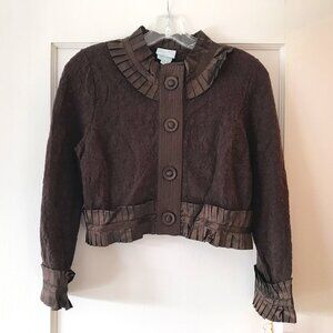 Tracy Reese | Lacy Ribbon-Trimmed Cardigan